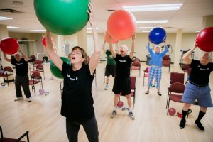 Staying fit in the fitness center